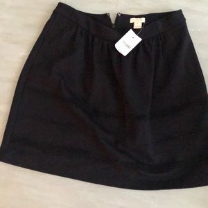 J Crew size 4 black skirt